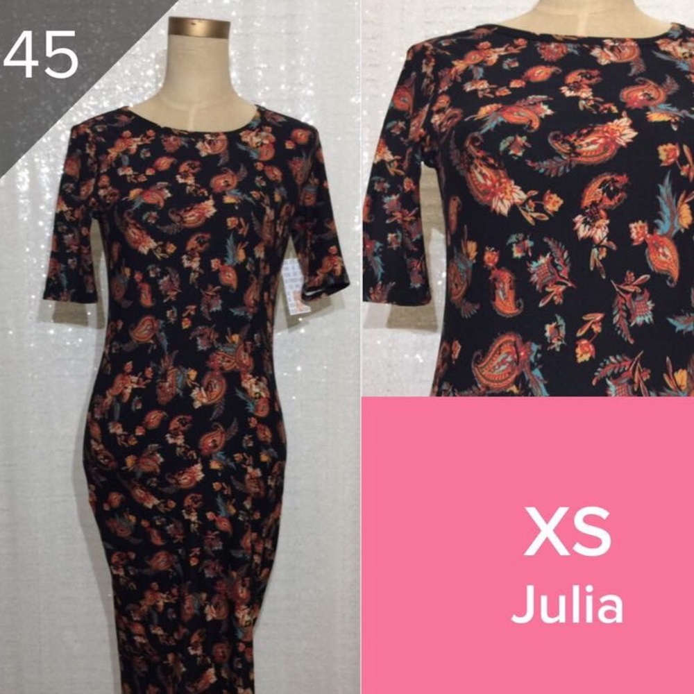 Brand New LuLaRoe XS Julia Dress